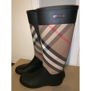 BURBERRY CLEMENCE RAIN BOOTS